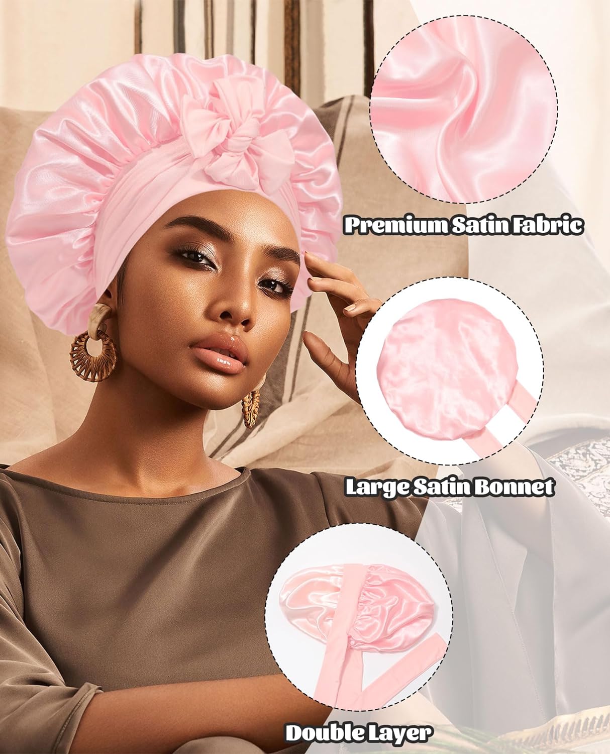 Silk Satin Bonnet